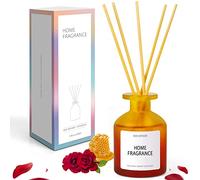 SCENTORINI Ambientador con Varillas Aromáticas, WildRose, 100 ml, Difusor de Caña, con 6 Varillas de Ratán, Ambientador, Jarrón Perfumado Para Habitaciones, Baños, Oficinas, Armarios