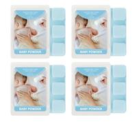 SCENTORINI Cera Perfumada, 70.9g*4 Cubos de Cera Perfumada para Derretir, Aroma a Talco para Bebés, Fragancias para el Hogar, Cera De Soja con Aceite Esencial, Fragancia para el Hogar, Larga Duración