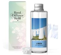 SCENTORINI Difusor De Fragancia Para Habitación Aroma de lino 200ML Recambio De Aceite Esencia, Ambientadores De Hogar Fragancia Duradera Para El Hogar, Baño y Decoración De Habitación