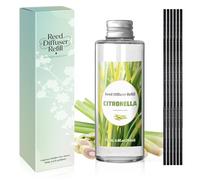 SCENTORINI Difusor De Fragancia para Habitación Citronela 200ML Recambio De Aceite Esencia, Ambientadores De Hogar Fragancia Duradera para El Hogar, Baño y Decoración De Habitación