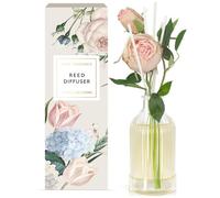 SCENTORINI Difusor de Varillas, Ambientador para Habitaciones Difusor con Varillas Aroma de Sándalo Rosa 200 ML, Ambientador Natural, Jarrón para Habitaciones, Baños, Oficinas, Cuarto de Baño