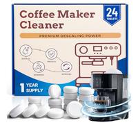 SCENTORINI Pastillas de Limpieza Para Cafeteras Automáticas 24 Unidades- Apto Para Todas Máquinas de Café con Depósito De Agua, Compatible Con Siemens, Jura, Delonghi, Bosch, Melitta, WMF, Miele