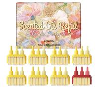 SCENTORINI Recambio 3Volution De Ambientador Electrico 8X20ML | Compatible con Difusores de Aceites Esenciales Ambi Pur 3Volution, Aromas Hawaiano, Vainilla, Sándalo, etc 3 Aromas