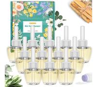 SCENTORINI Recambio para Ambientador Eléctrico, 19MLx12 Recambios de Perfume Palo Santo, Eucalipto Sauge, Polvo de Talco para Bebe para Air Wick y para Glade Desodorante Hogar Difusor Eléctrico