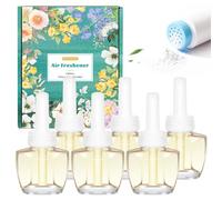 SCENTORINI Recambio para Ambientador Eléctrico, 19MLx6 Recambios de Perfume Polvo de Talco para Bebe para Air Wick y para Glade Desodorante Hogar Difusor Eléctrico