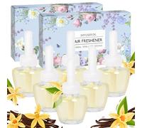 SCENTORINI Recambio para Ambientador Eléctrico 6X19ML Aparato para Difusor Eléctrico Air Wick y para Glade Fragancias de Vainilla Fragancia para el Hogar y el Estudio