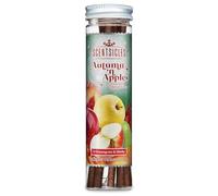 Scentsicles Adornos Colgantes perfumados Autumn n Apples, 6 Palos de Papel marrón con Ganchos para otoño y Navidad