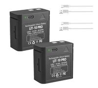 SCESMIA - Batería de repuesto LIT-10 de 10500 mAh para cámara de rastro celular SPYPOINT Link-Micro, Cell-Link 10, LM2, Link-Micro-S-LTE Cell-Link Series con cable de carga tipo C