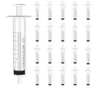 Scettar 20 Piezas 10ml Jeringuilla Grande, Jeringa Desechable Jeringa de Plástico Jeringas Medidoras, Jeringa De Sin Aguja para Laboratorios, Alimentación Animal, Medición de Líquidos, Riego