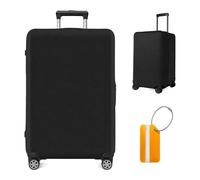 Scettar Protectores de maleta, funda protectora para carrito de viaje, fundas de maleta grandes con etiqueta de equipaje, Blue, XL-black, Clásico