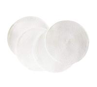 SCF2017 Manteles individuales redondos de plástico tejido de 38 cm, elegantes y prácticos, juego de 4, color blanco