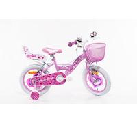 SCH Bici Pink Love Bicicleta niño, Rosa, 14" (35,5 cm)