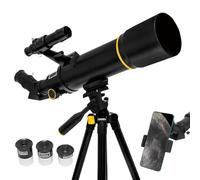 SchAan prismáticos de Gran Alcance telescopio Profesional Telescopio astronómico de Alta definición de Gran diámetro de 70 mm, Profesional para Fines celestiales y terrestres