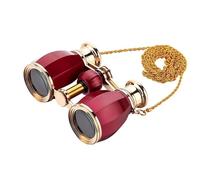 SchAan prismaticos pequeños y potentes Mini binoculares portátiles del Halter del Metal 4X30, Obra de Teatro del Concierto de la ópera(Color:C)