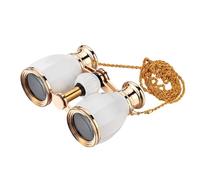 SchAan prismaticos pequeños y potentes Mini binoculares portátiles del Halter del Metal 4X30, Obra de Teatro del Concierto de la ópera(Color:B)