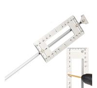 Schablone für Schrankgriffe,Schranktürgriff-Vorrichtung, Schrank-Zugvorrichtung mit maßstabsgetreuer Zugschablone, perfekt zum Schrank-Hardware-Vorrichtung