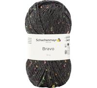 Schachenmayr Bravo 9801211 - Hilo para Ganchillo, Lana, Anthrazit Neon Tweed, 15 x 7 x 7 cm
