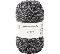 Schachenmayr Bravo 9801211 - Hilo para Ganchillo, Lana, Graphit mouliné, 15 x 7 x 7 cm