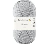 Schachenmayr Bravo 9801211 - Hilo para Ganchillo, Lana, hellgraumeliert, 15 x 7 x 7 cm