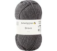 Schachenmayr Bravo 9801211 - Hilo para Ganchillo, Lana, mittelgraumeliert, 15 x 7 x 7 cm