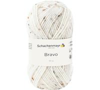 Schachenmayr Bravo 9801211 - Hilo para Ganchillo, Lana, Natur-Tweed, 15 x 7 x 7 cm