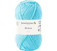 Schachenmayr Bravo 9801211 - Hilo para Ganchillo, Lana, Turquesa, 15 x 7 x 7 cm