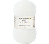 Schachenmayr Bravo Baby 185 9801212 Hilo para Tejer, para Prendas de bebé, 100% poliacrílico, Naturaleza, 6 x 12 x 6 cm
