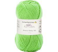 Schachenmayr Bravo Baby 185 9801212 Hilo para Tejer, para Prendas de bebé, 100% poliacrílico, Verde Manzana, 6 x 12 x 6 cm