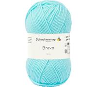 Schachenmayr Bravo - Hilo para tejer (50 g), color azul menta