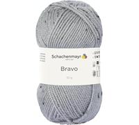 Schachenmayr Bravo - Hilo para tejer (50 g), color gris claro