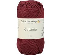 Schachenmayr Catania Hilo, Algodón, Burgundrot, 125 m