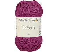Schachenmayr - Catania Hilo de Tejer y Crochet de Algodón, Color 251 Magenta - 125 M