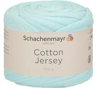 Schachenmayr Hilo para Tejer Cotton Jersey, Lana, Verde Menta, 30 x 29 x 9 cm