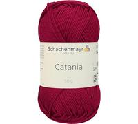 Schachenmayr Hilos para Tejer A Mano Catania, 50G Weinrot