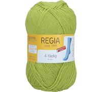Schachenmayr Regia - Hilo para tejer a mano (4 hilos, 100 g), color lima