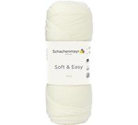 Schachenmayr Soft & Easy - Hilo para tejer a mano, 100 g, color natural