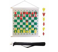 SchachQueen - Tablero de demostración (Mural) de ajededrez para la enseñanza con Piezas insertables