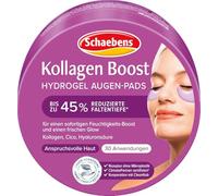Schaebens 60 almohadillas de hidrogel para ojos de colágeno para 30 aplicaciones, para un impulso instantáneo de la humedad y un brillo fresco con colágeno, Cica y ácido hialurónico