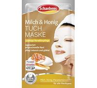 Schaebens Máscara de leche y miel - cuidado cremoso con leche, miel y aceite de nuez de macadamia para, 1 unidad (1 unidad)