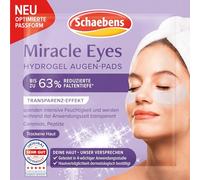 Schaebens Miracle Eyes - Almohadillas de hidrogel para ojos para piel seca con ceramidas y péptidos con efecto de transparencia