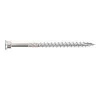 Schäfer & Peters 9.245400646875E9 Tornillo para terraza con Cabeza cilíndrica 4,5 x 45 TX20, Acero Inoxidable martensítico endurecido, Plata, 4.5x 45