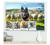 Schäferhund 24/7 - Keine Pause für echte Helden (hochwertiger Premium Wandkalender 2026 DIN A2 quer), Kunstdruck in Hochglanz: 12 Monate voller Action, Instinkt und Loyalität