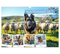 Schäferhund 24/7 - Keine Pause für echte Helden (Wandkalender 2026 DIN A3 quer), CALVENDO Monatskalender: 12 Monate voller Action, Instinkt und Loyalität
