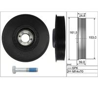 Schaeffler INA Kit poleas, cigüeñal para CITROËN: Berlingo, Jumper, Relay, Xantia, Jumpy, Xsara, C8, Dispatch, Synergie, Evasion (Ref: 544 0039 20)