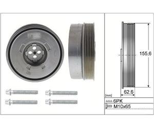Schaeffler INA Kit poleas, cigüeñal para MINI: MINI & BMW: Série 2, X1 (Ref: 544 0501 20)