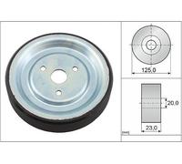 Schaeffler INA Rodillo guía/desviación, correa trapecial para DS: DS4, DS3, DS7, DS5, DS9 & PEUGEOT: 207, 308, Partner, 5008, 3008 (Ref: 532 0912 10)