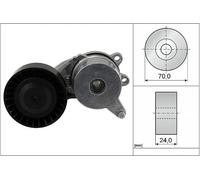 Schaeffler INA Tensor de correa, correa poli V para TOYOTA: Yaris, Aygo & CITROËN: C1 & PEUGEOT: 108 (Ref: 534 0553 10)
