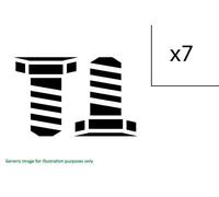 LuK 411 0250 10 JKuego tornillos, volante