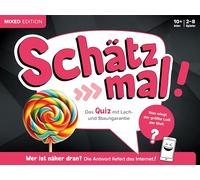Schätz mal! Mixed Edition: Das Quiz mit Lach- und Staungarantie I Ab 10 Jahre I 2-8 Spieler I Spiele-Block