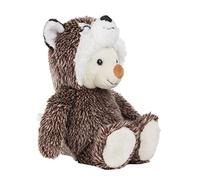 Schaffer knuddel Mich! 5720 Peluche Teddy Hoodiebär Husky Gris Beige